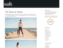 Tablet Screenshot of blog.wallis.co.uk